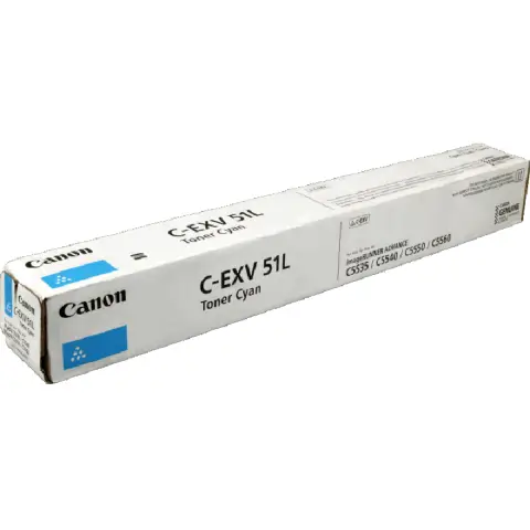Toner Canon C-EXV51L Cyan do drukarek (Oryginalny) [26k]